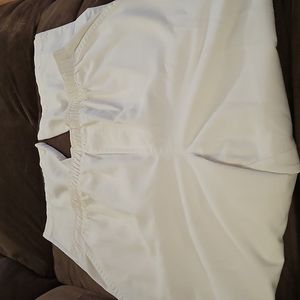 White pull on pants